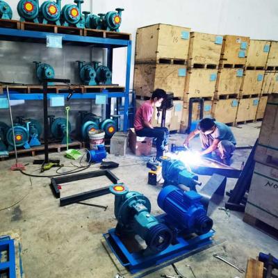 Fabrication Baseplate Asssembly Setting Pump Set