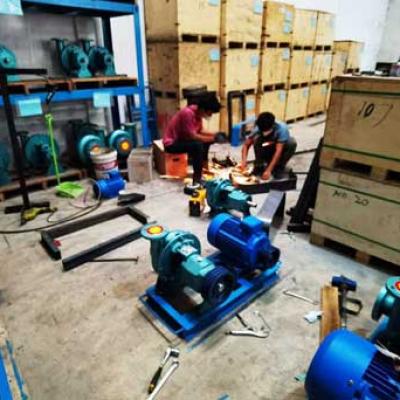 Fabrication Baseplate, Assembly & Setting Pump Set